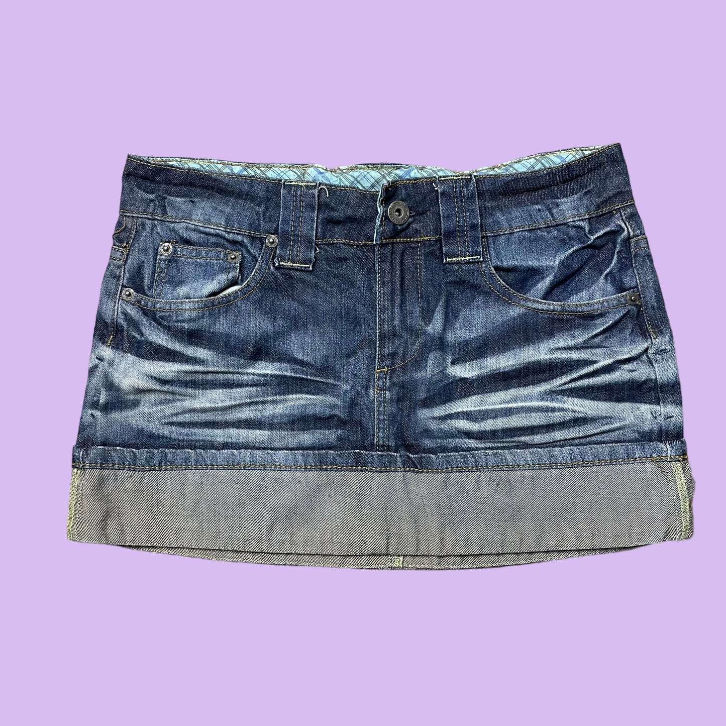 Denim Mini Skirt - DE 38