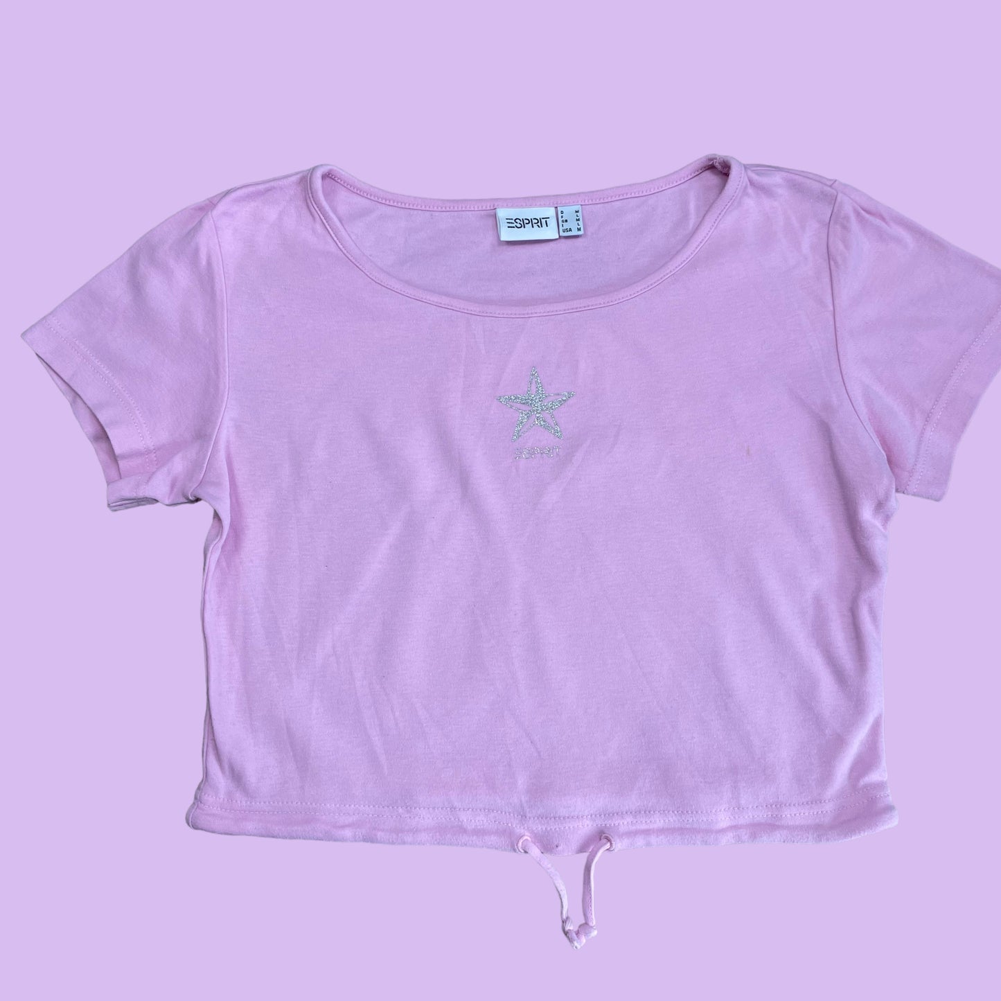 Baby Pink Crop Top - M