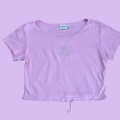 Baby Pink Crop Top - M