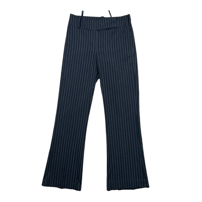 Black Pinstriped Office Pants - XS