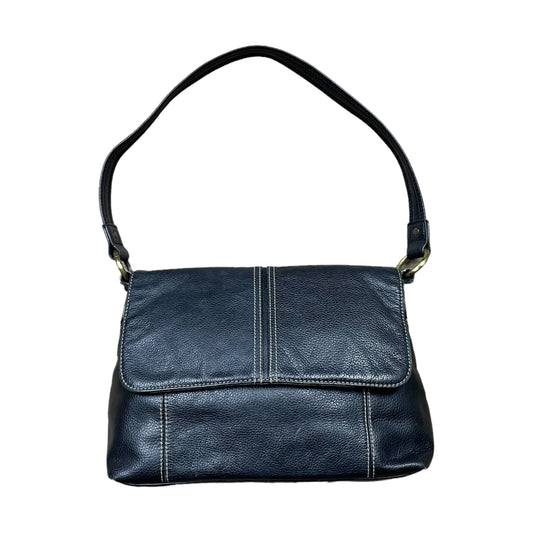 Black Faux Leather Bag