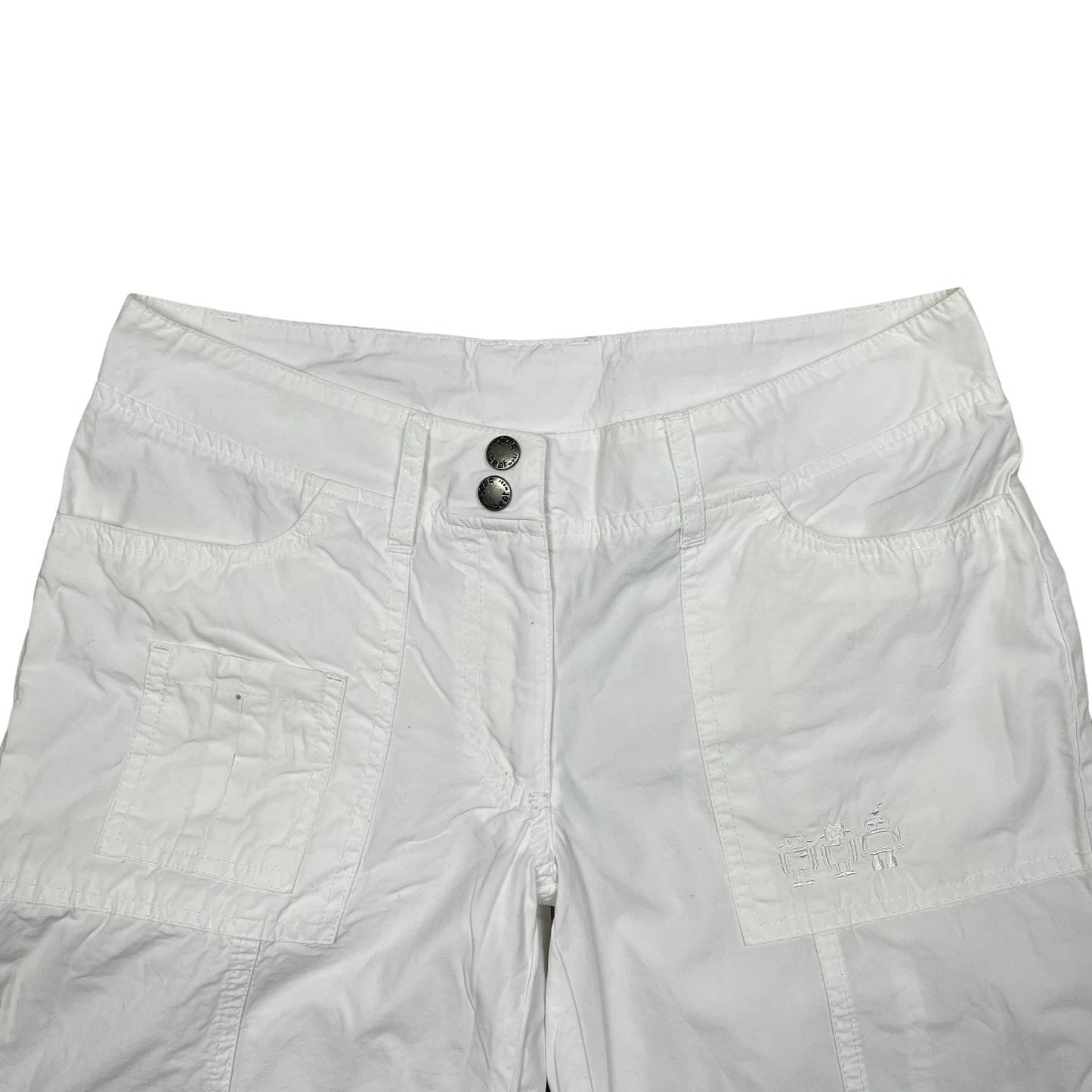 White Cargo Pants - 164/S