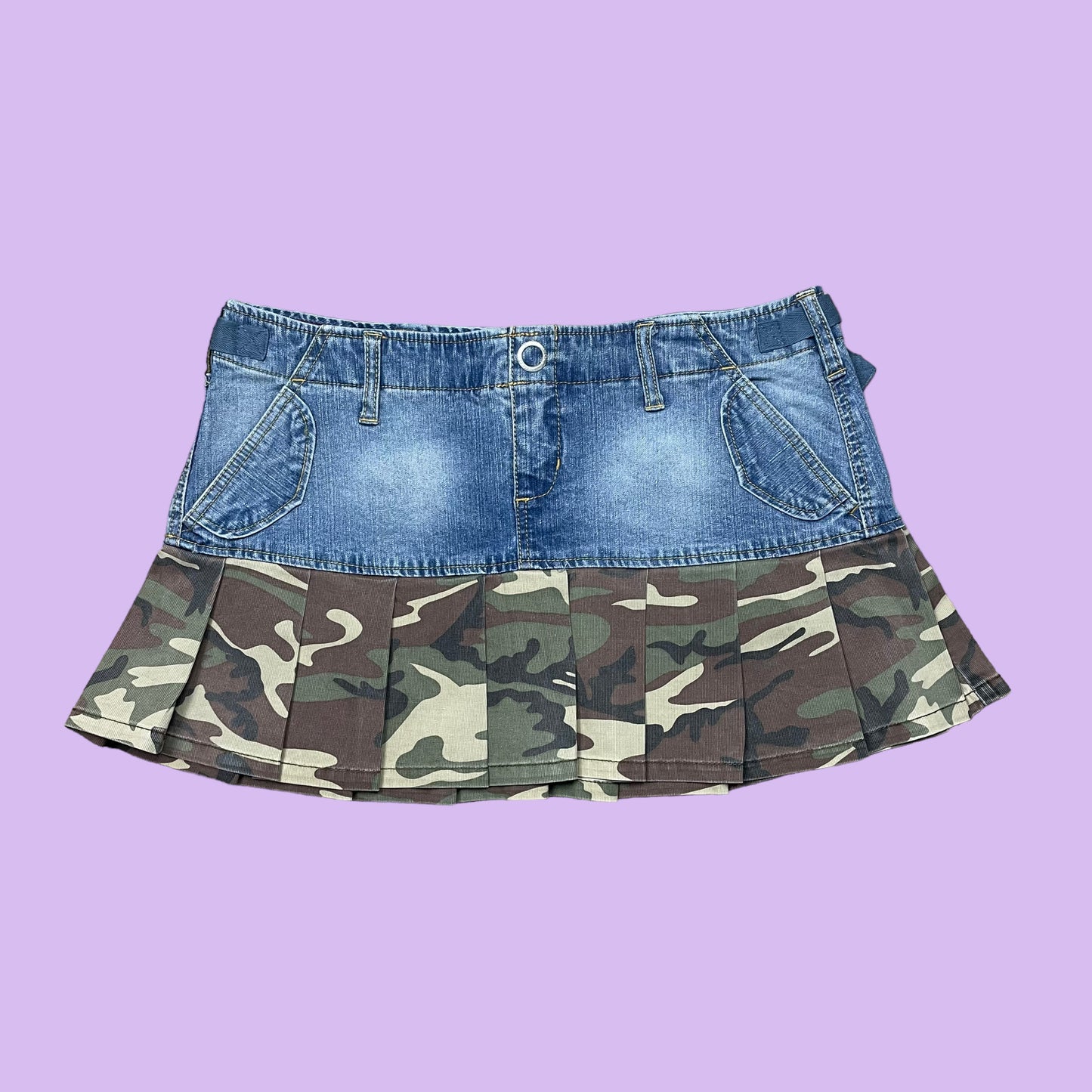 Camouflage Mini Skirt - 7