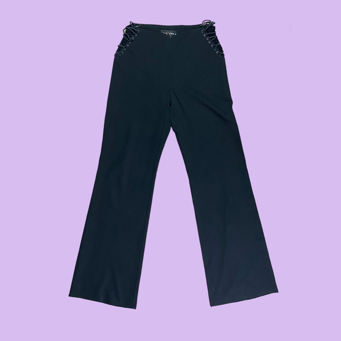 Bootcut Pants With Lacing - XS/S