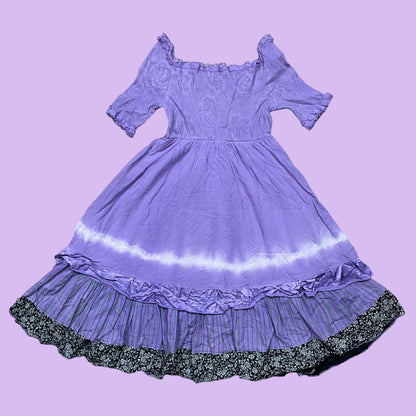 Purple Layered Dress - S