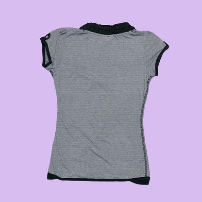 Grey Bow T-Shirt - M