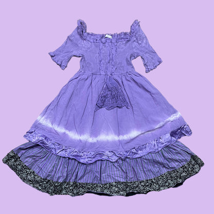 Purple Layered Dress - S