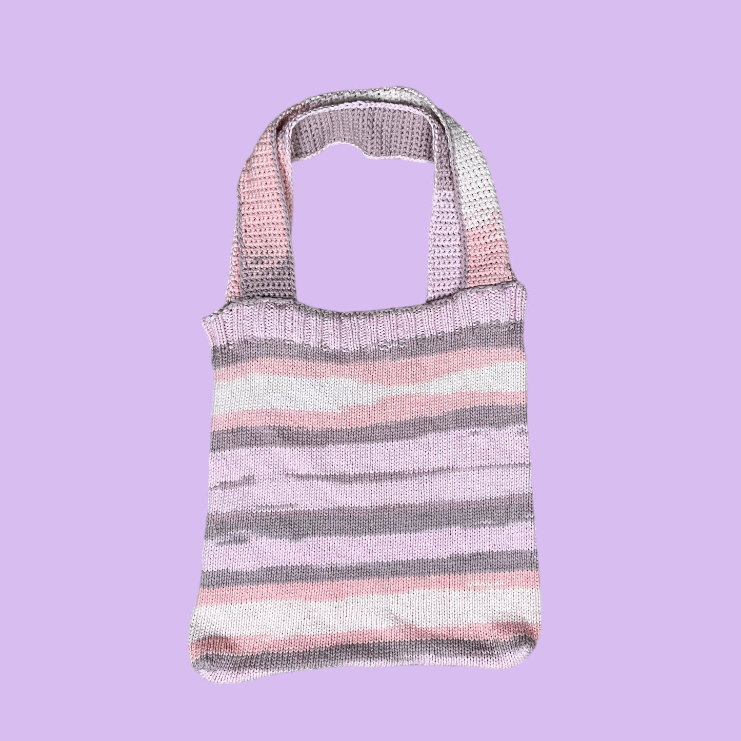 Pastell  Knitted Tote Bag