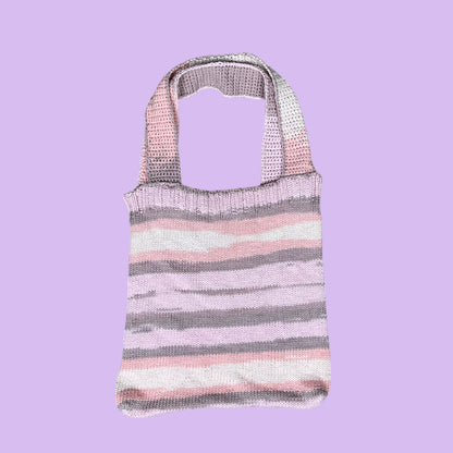 Pastell  Knitted Tote Bag