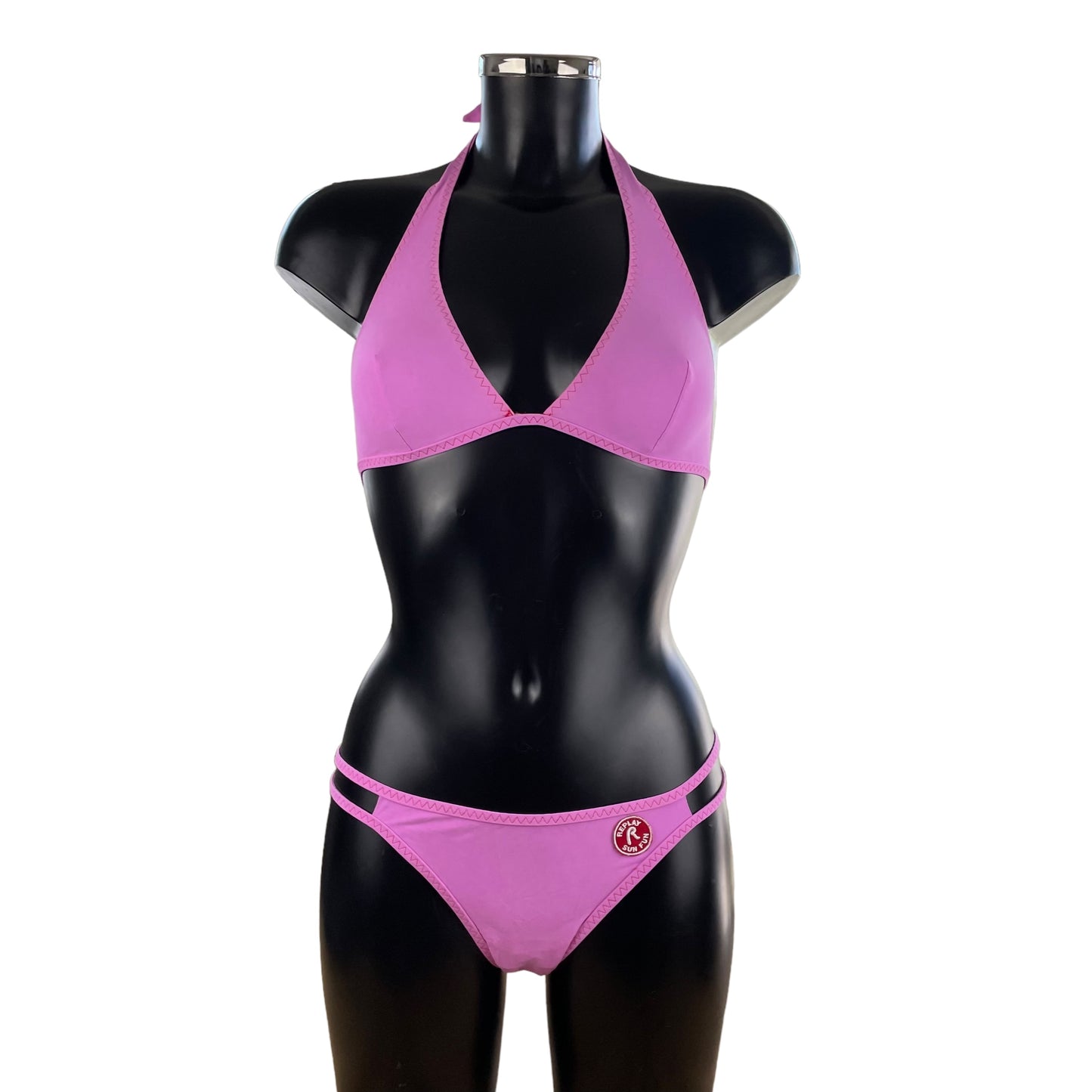 Deadstock Replay Pink Bikini With Cutouts - Bottom S / Cup A