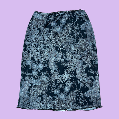 Mesh Midi Skirt - XS