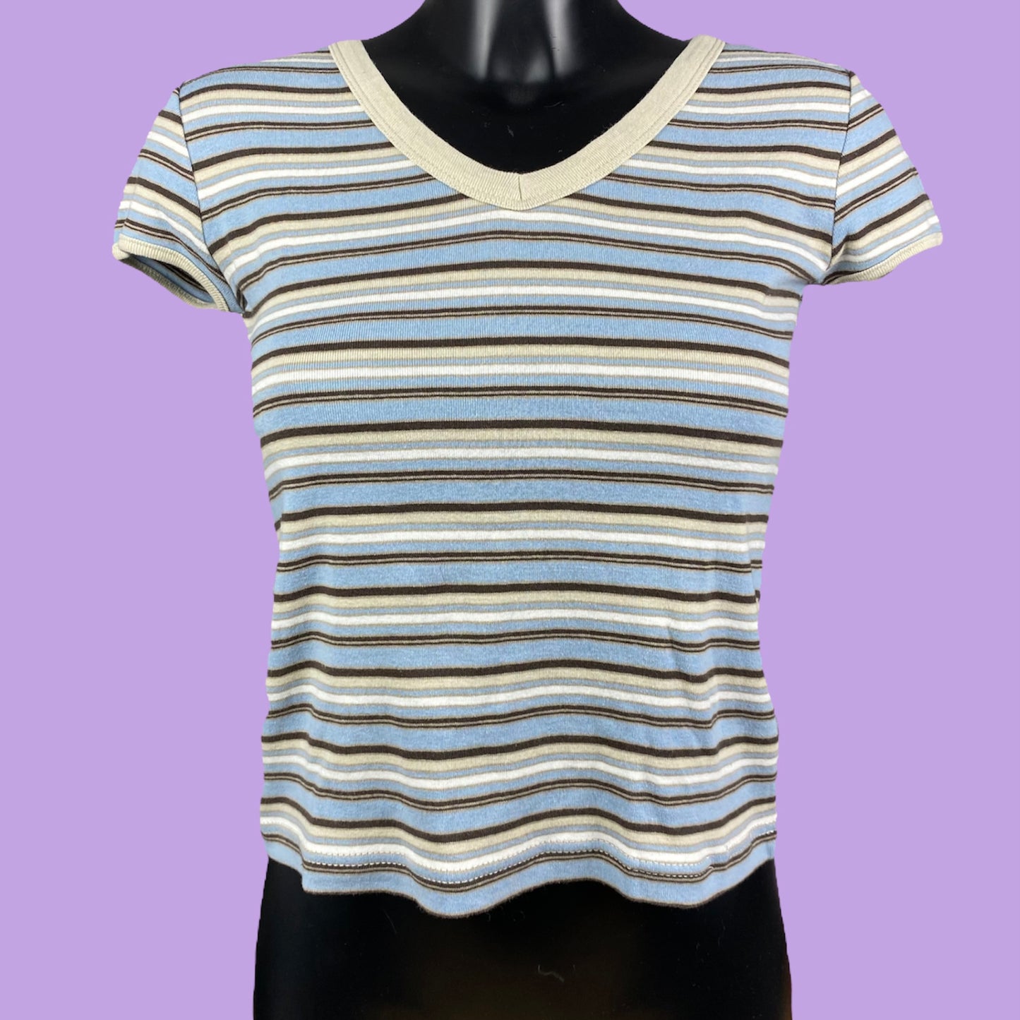 Striped Crop Top - S