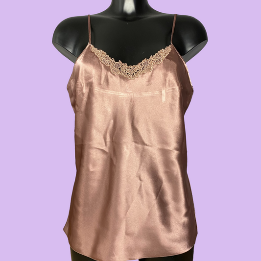 Satin Lingerie Top  - L