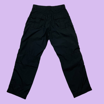 Cargo Baggy Pants with Zippers - W32 L34