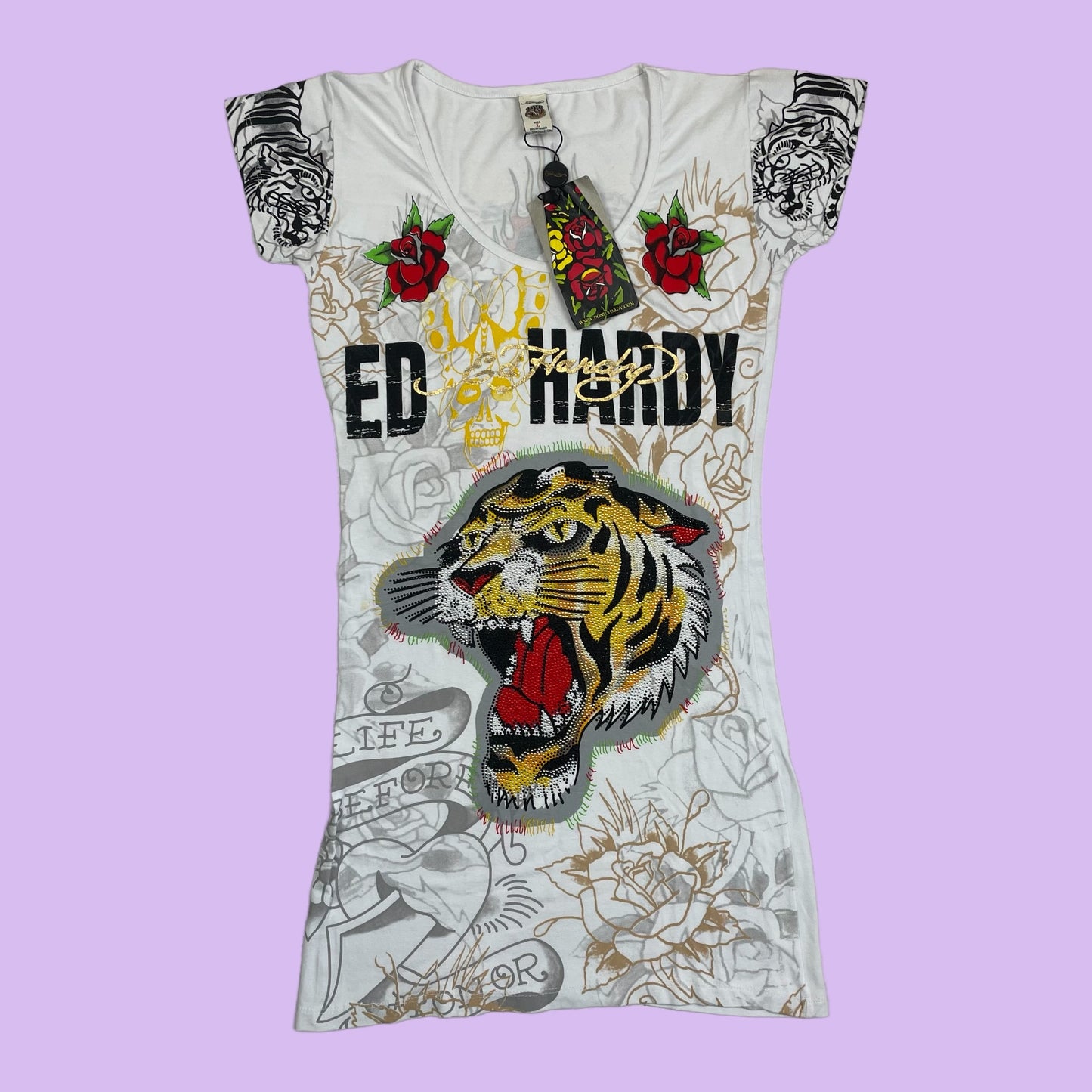 Deadstock Ed Hardy Mini Dress - L