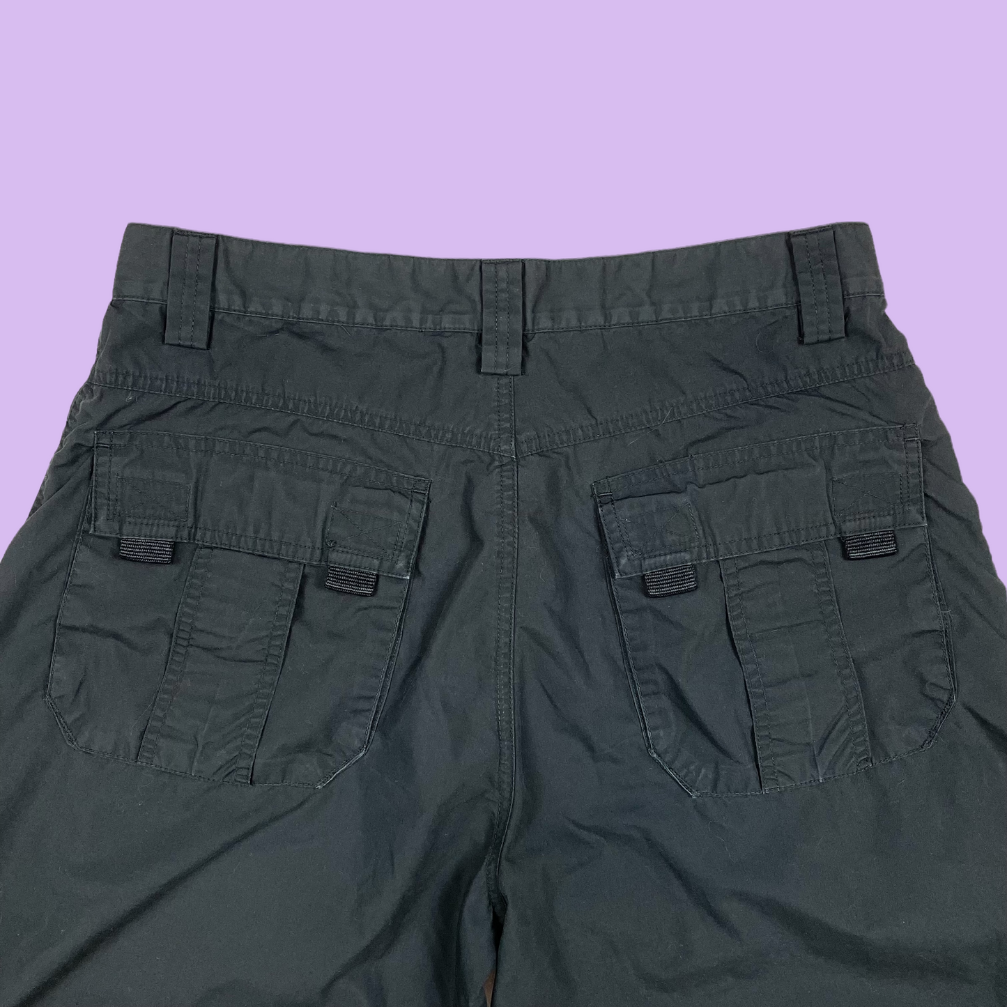 Cargo Baggy Pants with Zippers - W32 L34