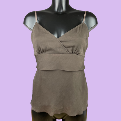 Brown Cami Top - M